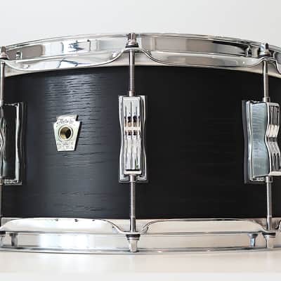 Ludwig Classic Oak 6.5" x 14" Snare Drum w/ VIDEO! Black Night Oak image 8