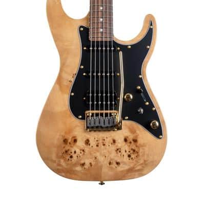 Michael Kelly Burl 60 Ultra, Epic Eleven Electronics Hot-Rod Mod, Natural Burl image 2