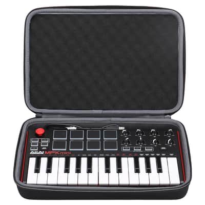 Hard Protective Case For Akai Professional Mpk Mini Mkii & Mk3 & Mpk Mini Play | 25-Key Ultra-Portable Usb Midi Drum Pad & Keyboard Controller