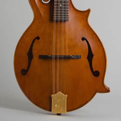 Joseph Campanella Cleary Campanella Carved Top Mandolin (2012), ser. #49, black rigid foam case. image 3