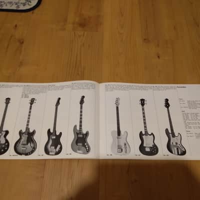 Vintage Circa Early 1970's Hofner Full-Line Catalog! Rare Original Case Candy, Paperwork! image 11