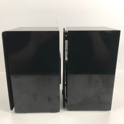 Vintage NHT Super Zero A450 Bookshelf Speakers Piano Black image 9
