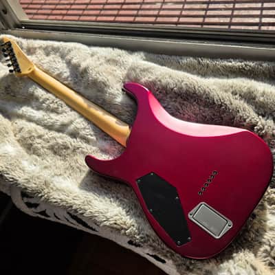2021 ESP E-II M-I Thru NT Deep Candy Apple Red Satin w/OHSC image 11