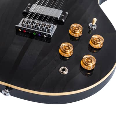 Washburn H12TB | Wing Series Hawk 12-String Electric Guitar, Trans Black. New with Full Warranty! image 13