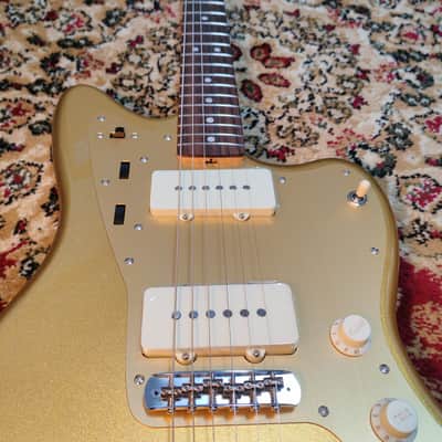 *NEW IN BOX* 2025 Fender Japan - Limited Edition - ISHIBASHI FSR Jazzmaster Traditional 60s Mystic Aztec Gold MH Matching Headstock - MIJ JD25 image 12