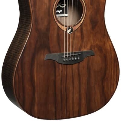 Lag Sauvage D Dreadnought Acoustic Guitar with Hybrid Case image 5