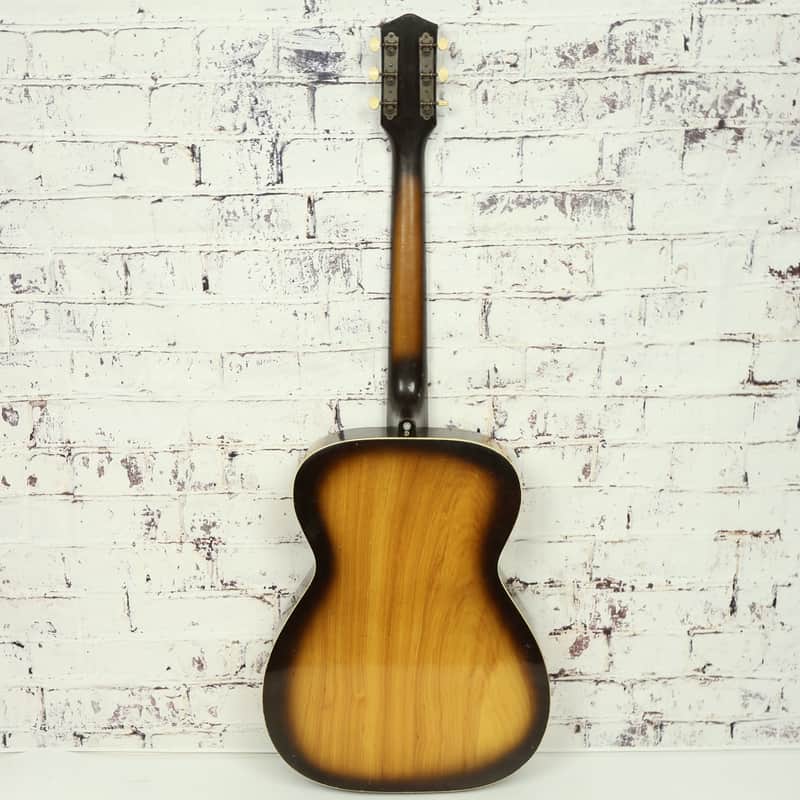 1963 Silvertone H621 Western/Sunburst Finish Acoustic Guitar | Reverb