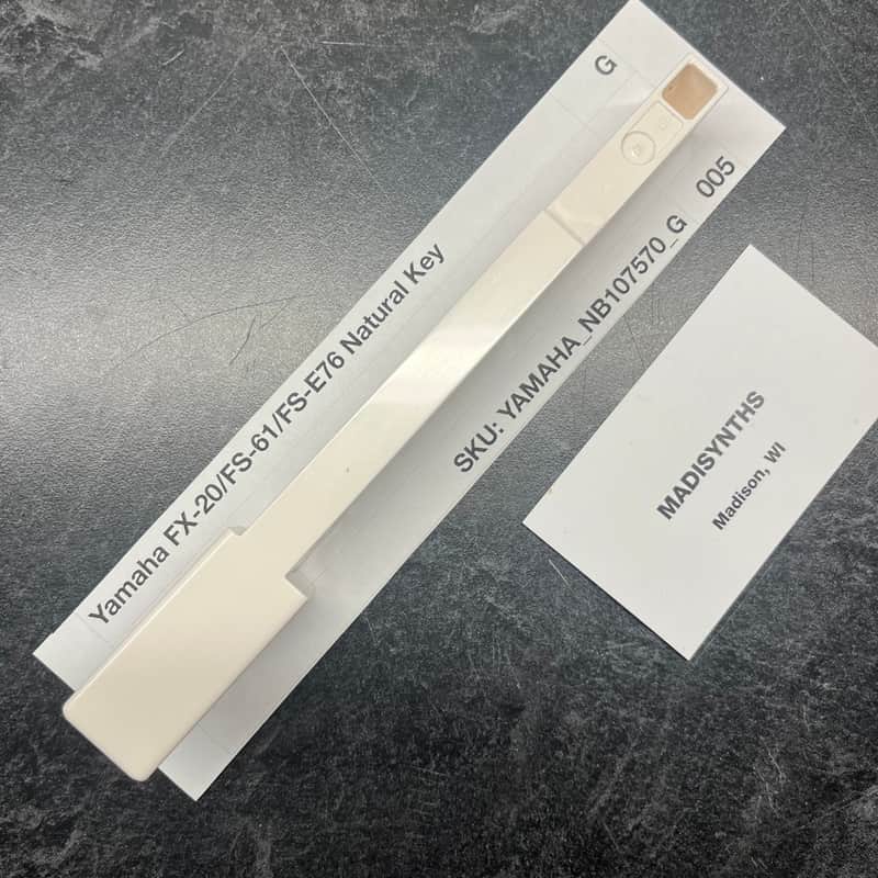 ORIGINAL Yamaha/Korg Replacement G Key (NB107570) for Yamaha DX7/DX5/DX9, SY77/SY85/SY99, Korg M1, Wavestation, Z1, etc image 1