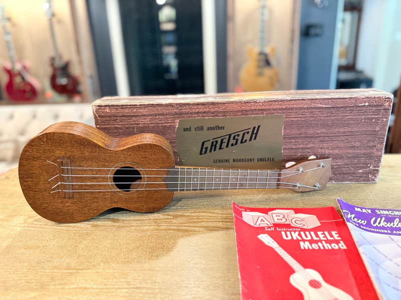 Gretsch SOPRANO UKELELE LATE 1940S NATURAL MAHOGANY With Original Box image 1