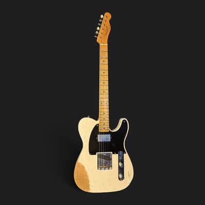 Fender Custom Shop '52 Telecaster Heavy Relic S-H 3,05kg 2017 - White Blonde image 4