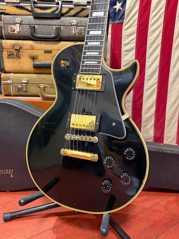 1976 Gibson Les Paul Custom Black Beauty image 1