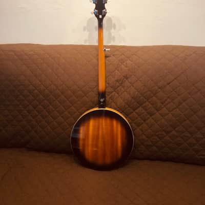 Washburn B10 Americana Series Remo Top Wood Mahogany Neck 5-String Banjo w/Mahogany Resonator image 5