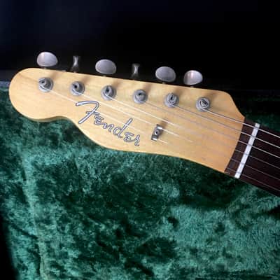 LEFTY! Vintage Fender Japan Custom Edition Tele Nitrocellulose Lacquer Sunburst Telecaster Collectors HSC 1 of 1! image 5