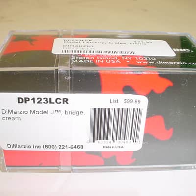 DiMarzio DP123 Model J BRIDGE Bass Pickup - Cream 123L LONG (SLIGHTLY LONGER IN LENGTH SIZE) image 3