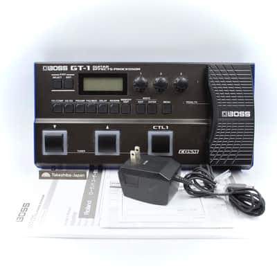 Boss GT-1 Guitar Effects Processor With Power Supply Guitar Multi