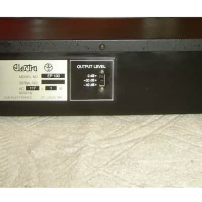 ELECTRA EP-100 Analog Delay, Mic & Instrument Inputs, Tone, Repeat, Vintage Unit - Early 80’s - Black image 6