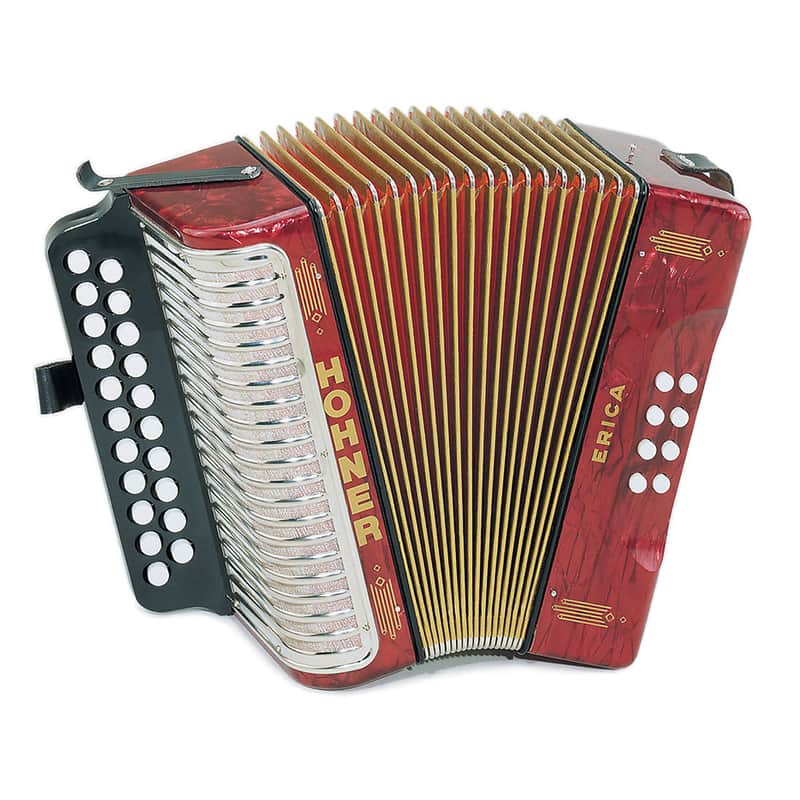 Hohner 3000AD Erica Two-Row Accordion image 1