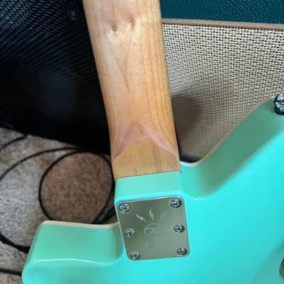 Reverend Jetstream 390 with Roasted Maple Neck 2010s - Oceanside Green image 12