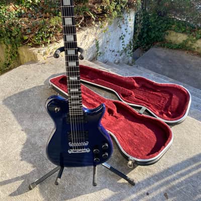 Carvin SC90 Single Cut, Neck Through 90s - Transparent Blue Gloss image 24