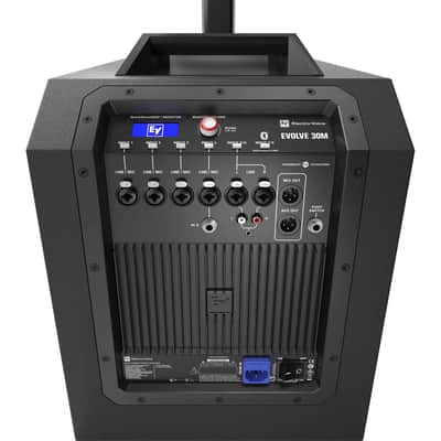 Electro-Voice EVOLVE 30M Powered Portable DJ PA Column Speaker System Black image 14