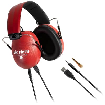 Vic Firth VXHP0012 Wireless Headphones 2023 - Present - Red image 3