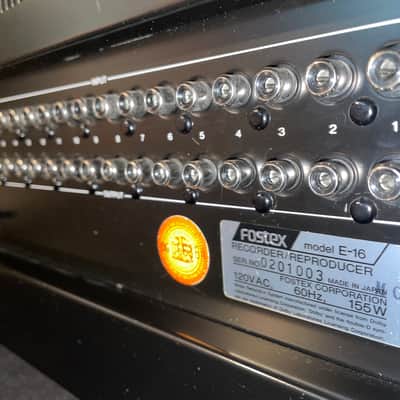Fostex E-16 1/2" 16-Track Tape Recorder 1980s - Black image 8
