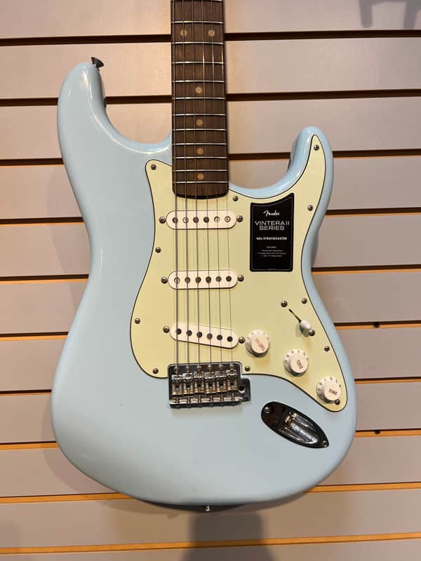 Fender Limited Edition Vintera II Road Worn '60s Stratocaster, Rosewood Fingerboard, Sonic Blue image 1