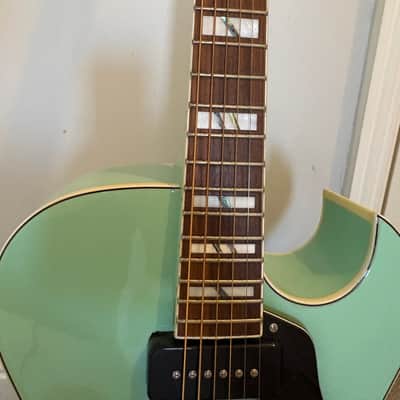 Dean Hollowbody, Maple Top, Sea Foam Green image 8