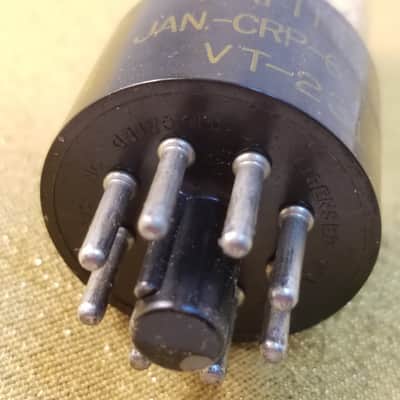 Raytheon perfect Matched Pair (2) VT-231 tNOS AT1000 TESTED Vacuum Tubes WWII military JAN-CRC-6SN7-GT dual triode 1941-1952 image 15