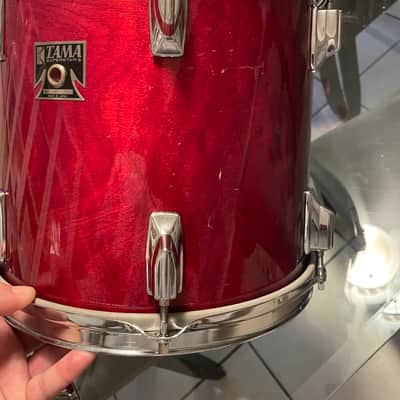 Tama Superstar 12x11 Tom 1980s - Cherry Wine image 2