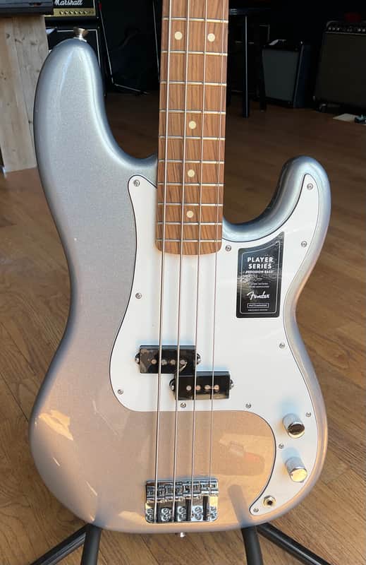 Fender Player Series Precision Bass Silver Sparkle MIM NEW with hang tags, warranty card, etc. image 1