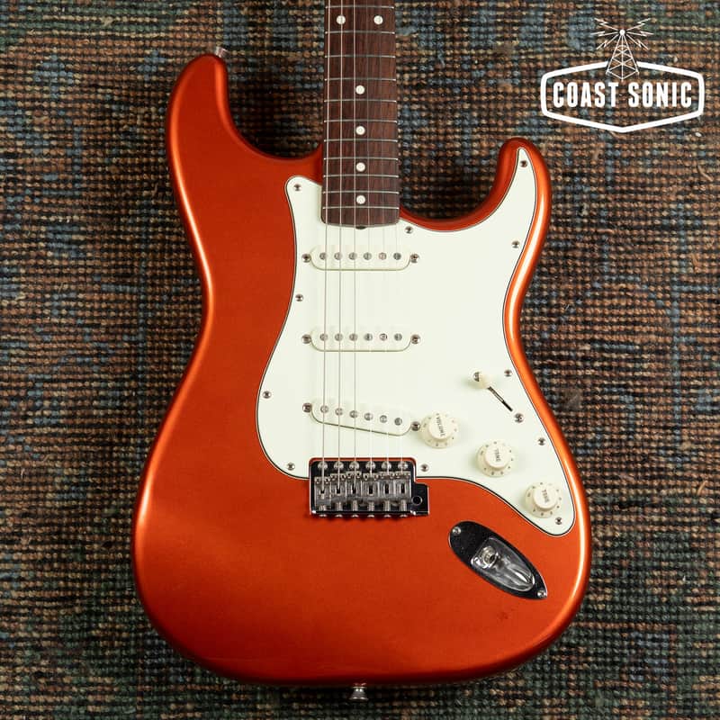 2017 Fender Traditional 60s Stratocaster Made in Japan Rare Candy Tangerine image 1