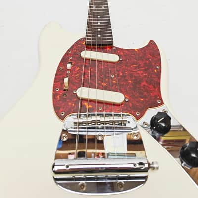 Fender Japan MG65 OWH Mustang Olympic White Crafted in Japan S Serial 2006-2008 Offset Guitar, u5011 image 8