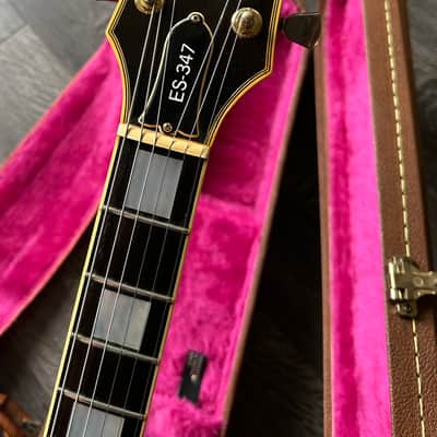 1990 Gibson ES-347 Flamed Maple Body Tobacco Burst with Original Case image 5