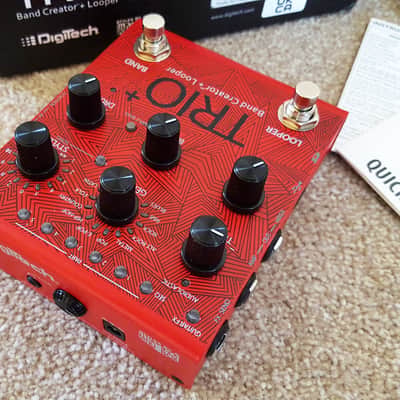 (Limited Edition) DigiTech TRIO Plus Band Creator + Looper 2010s - Red image 4