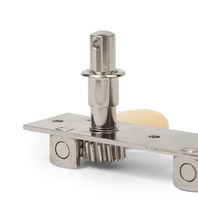 Golden Age Restoration Tuners for Solid Peghead Guitar with Square-end, Short post model: bright nickel with cream knobs image 2