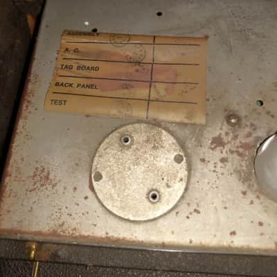Vintage 1968 Marshall Plexi Amplifier Head & 68/69 Marshall Slant 4x12 Cabinet with Magus Ultimate Attenuator - Excellent image 14
