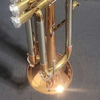 Getzen SUPER DELUXE TRUMPET -Copra -COPPER-BELL , Mouthpiece 3 Mutes & Original Case image 4