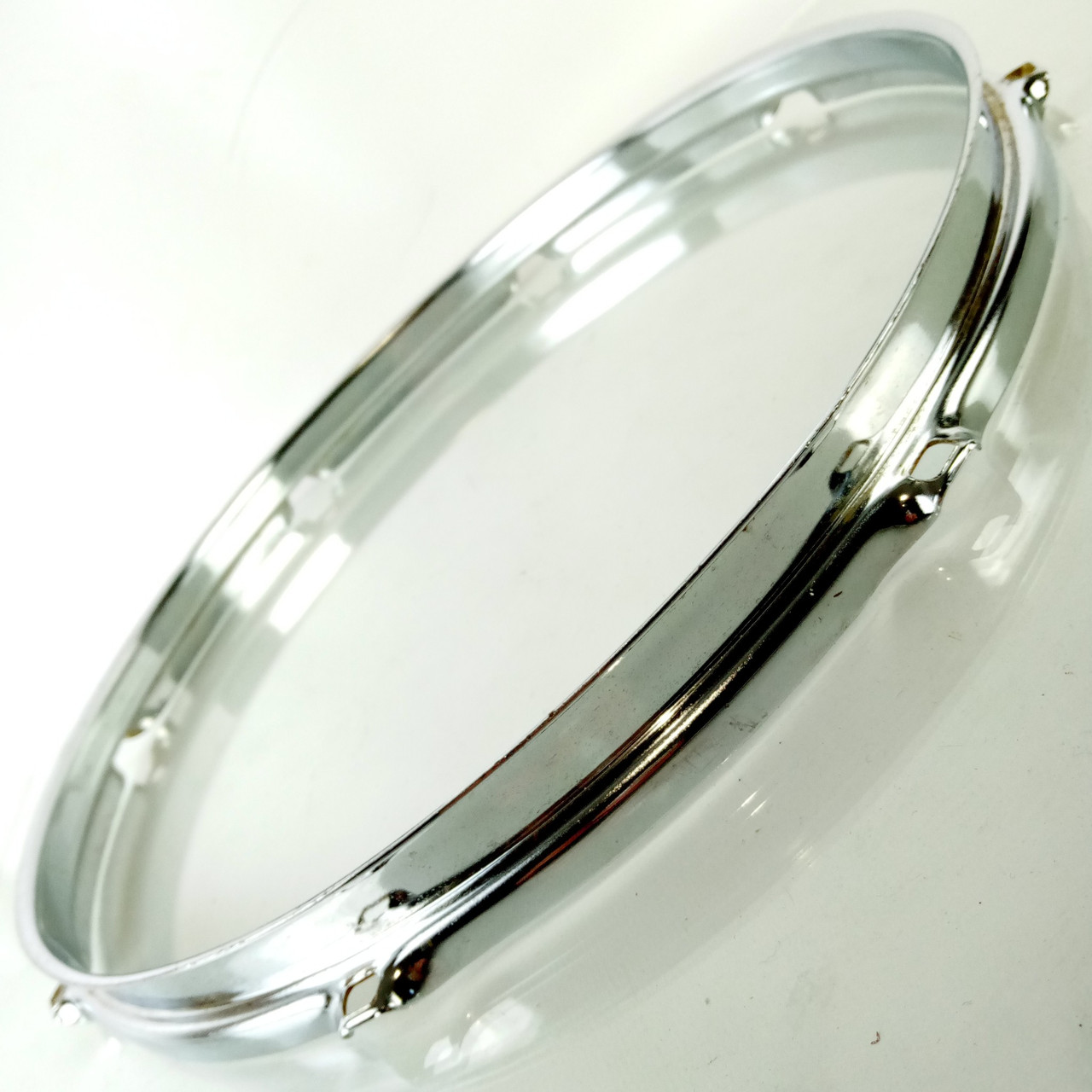 Rogers 14"Powertone Snare Drum/Floor Tom Batter Rim/Hoop 8-Lug Triple-Flange 60s — main photograph