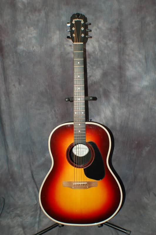 1976 Applause by Ovation AA14-1 Big Bowl Balladeer Aluminum Fretboard USA Gig Bag image 1