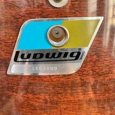 Ludwig Pro Beat Shell Pack, 1970s, 3 Ply, Mahogany Cortex image 2