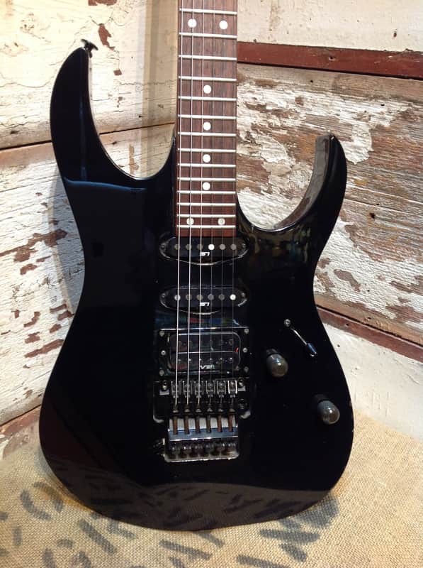 Ibanez RG560 Electric Guitar w/Locking Tremolo System Black | Reverb