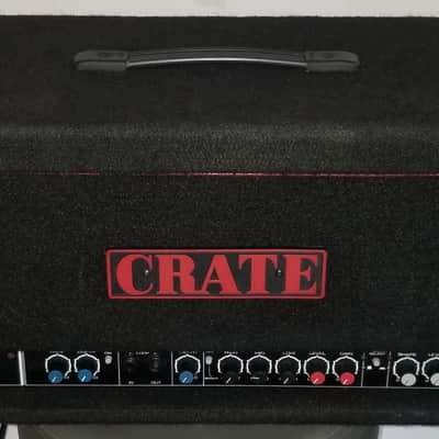 Crate G-120c 4-way Stereo Head W/ Original Crate 3 Button Footswitch & Matching 2x12 Cab / Celestion G12M70 image 3