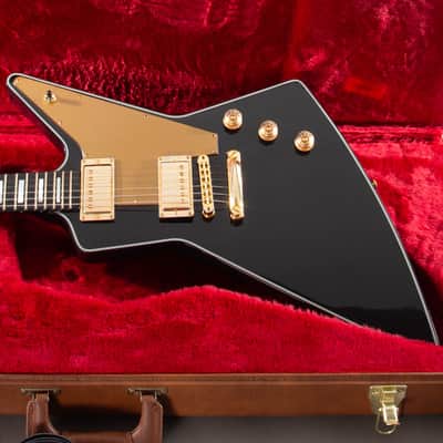 2018 Gibson Lzzy Hale Signature Dark Explorer Ebony Black Gold Hardware w/ OHSC image 1