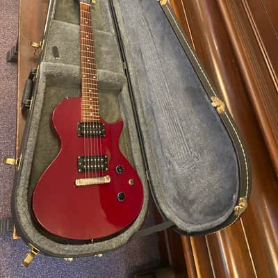 Gibson The Hawk 1996 - Red - VINTAGE - ALL ORIGINAL - Hardshell Case - Headstock/Neck Repair image 3
