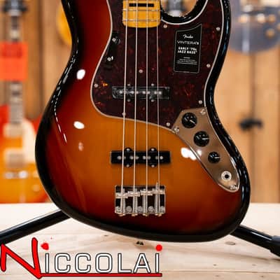 FENDER Vintera III Early '70s Jazz Bass Rosewood Fingerboard, 3-Color Sunburst image 7