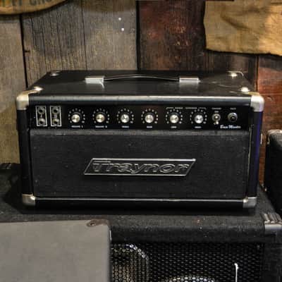 Traynor YBA-1 Bass Master 40-Watt Guitar / Bass Amp Head Late 1960s - Mid 1970s - Black image 1