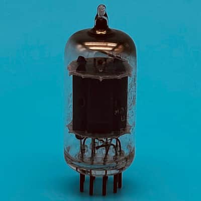 1960s RCA 12AU7A ECC82 Vintage Long Gray Plate D Getter Preamp Tube! T307 image 4
