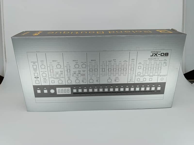 Roland JX-08 Boutique Series Polyphonic Synthesizer Module 2021 - Present - Black image 1