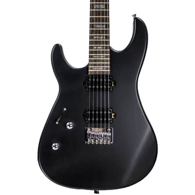 Sawtooth Left Handed ST-M24 Alder Wood Electric Guitar, Satin Black image 1